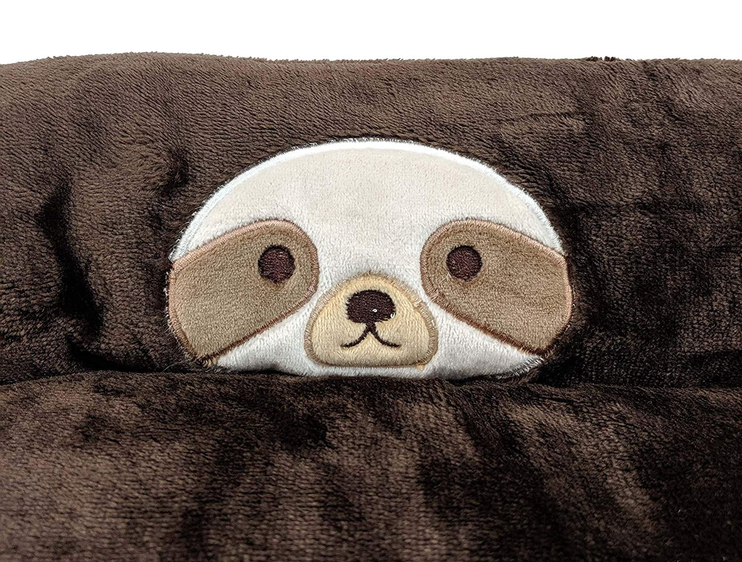 Bandit The Sloth - Brown Pet Bed for Cats and Small Dogs | Cute Sloth Theme to Help Cuddle Your Loved Ones