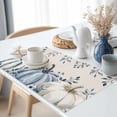 thumbnail image 3 of Thanksgiving Blue Pumpkin Placemats Set of 1 Fall Eucalyptus Leaf Linen Heat Insulated Linen Place Mats, Washable Stain-Proof Table Mats for Dining Tables Holiday Decor 13x19inch, 3 of 9