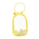 thumbnail image 5 of Bolsa de almacenamiento de figuras portátil, llavero con dijes de PVC transparente, bolsa vacía impermeable portátil, decoración de bolsos multiusos Amarillo, 5 of 8