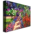 thumbnail image 2 of Trademark Art "Romantic Garden Walk" Canvas Wall Art by David Lloyd Glover, 2 of 2