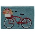 thumbnail image 1 of Trans-Ocean Imports FTP23443403 Tapis Rectangulaire Touffeté à la Main d'Intérieur et d'Extérieur - Bleu, 1 of 1