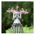 thumbnail image 4 of Metal Praying Angel Garden Statue - 18 Inch Outdoor Angel Decor for Yard, Patio, Lawn - Vintage Antique Style Angel Sculptures & Figurines, 4 of 7