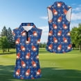 thumbnail image 4 of KUIFORTI Matching Couple Golf Shirts Flame Quick Dry Women's Matching Hawaiian Golf Shirt for Couple Machine Washable Suitable for Tennis Enthusiasts Lightweight, 4 of 6