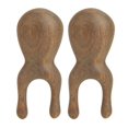 thumbnail image 2 of Rascador De Nariz De Madera, Herramienta De Masaje De Ojos De Madera, 2 Cabezales Dobles De Sándalo Verde Para Orejas, 2 of 7