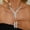 Silver-2pcs, variant on AEXTO Luxury Rhinestone Jewelry Set for Women – V-Neck Statement Necklace, Multi-Row Drop Earrings, Crystal Bracelet & Ring – Sparkling Bridal Wedding Party Accessories, Elegant Gift for Her