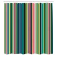 thumbnail image 2 of Ambesonne Abstract Shower Curtain, Funky Stripes Pattern Art, 69"Wx70"L, Pale Green, 2 of 4