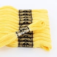 thumbnail image 2 of DMC 6 brins fil à broder en coton 8 m (8.7 yd), jaune, 2 of 3