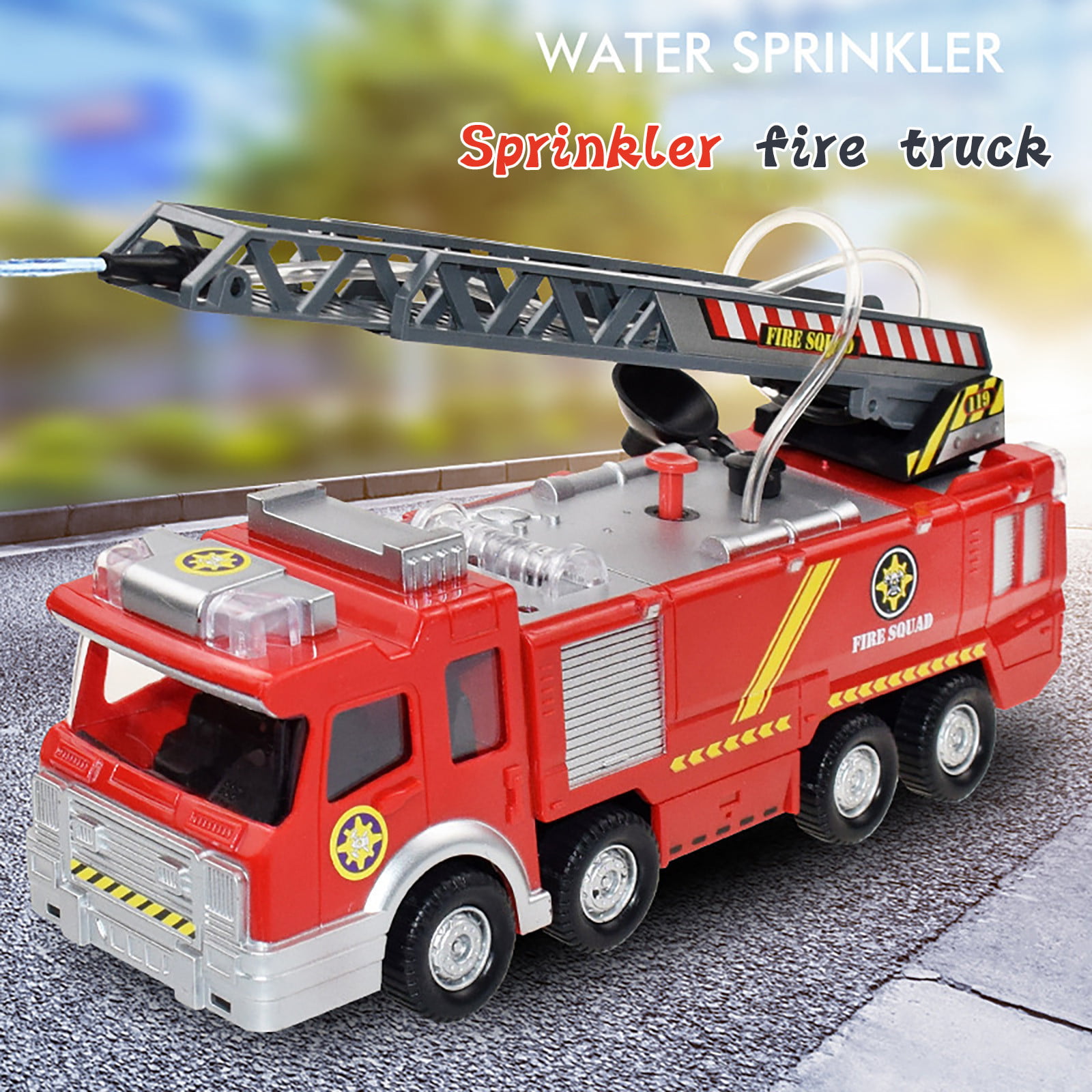 FDNY Fire Engine Squad Fire Truck Ambulance 5 Vehicle Gift Set 1:64 Diecast 