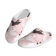 thumbnail image 2 of Kdxio Swan And Flowers2 Women's Men's Slippers Plush Slip-On House Slipper for Winter Indoor Soft Cushion Non-slip Fluffy Slides Slippers-46/47, 2 of 7