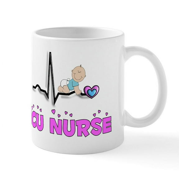 CafePress - NICU Nurse Mug - 11 oz Ceramic Mug - Novelty Coffee Tea Cup