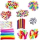 thumbnail image 2 of Xihbxyly Kit de Manualidades de 1900 Piezas, Herramientas de Arte Diy, Pompones, Limpiapipas, Plumas, Cuentas, Palitos de Madera, Tijeras, Divertido Juego de Creatividad, Actividades para El Hogar y, 2 of 7