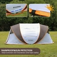 thumbnail image 6 of DUOSONG 4-6 Persons White Light Orange Pop-Up Boat Tent White+Light Orange POLYETHYLENE Other, 6 of 6