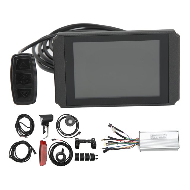 30a controlador de onda sinusoidal lcd8h panel pulgar acelerador Grupo de lámparas bicicleta 1000w motor kit de conversión de baterías de litio