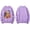 1-Light Purple, variant on Peichun Halloween Pumpkin Cat Sweatshirts for Women Fall Winter Long Sleeve Crew Neck Loose Pullover Tops Vintage Spooky Season Graphic Loose Comfort Fit Hoodless Sweatshirt 1-Yellow XL