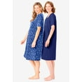 thumbnail image 3 of Dreams & Co. Plus Size 2-Pack Short-Sleeve Sleepshirt, 3 of 5