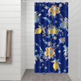 thumbnail image 3 of Ethnic Inspired Floral Curtain 36x72 Inches, Quick-Drying Polyester with Plastic Rings, Boho Artistic Pattern for Vintage Bathroom Decor, 3 of 5
