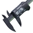 thumbnail image 2 of Riwesomey Calibrador Vernier Digital, regla micrométrica de calibre 0-150mm, pantalla LCD, instrumento artesanal de medición operado por para el Medidores de medidas dimensionales TYPE1 Negro Riwesomey TO000933-02, 2 of 6