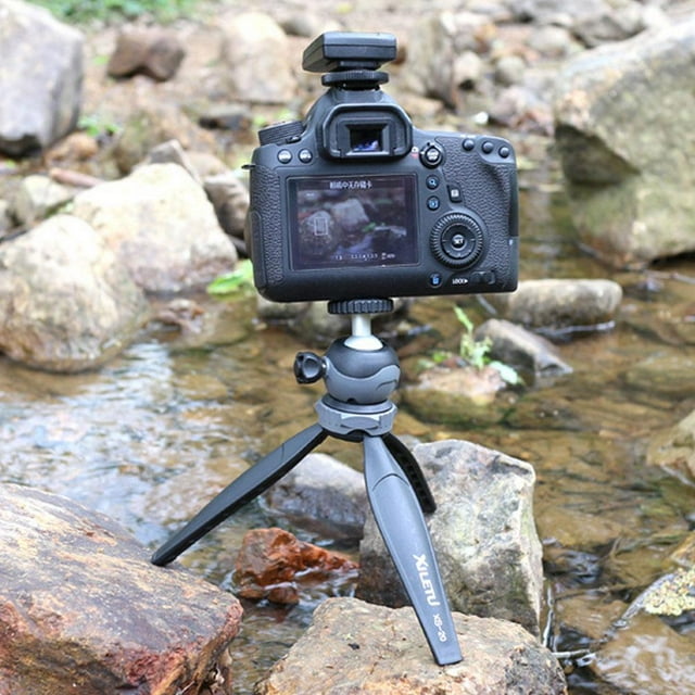 Domqga XILETU Mini Tabletop Tripod with Detachable 360° Rotation Ball Head for Digital Camera Phone, Mini Tripod, 1/4 Camera Tripod