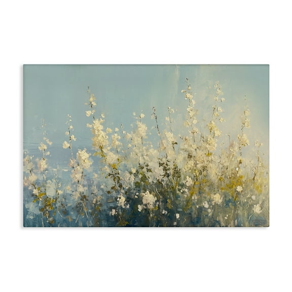 Stupell Industries Blooming Spring Garden Abstract Painting Wrapped Canvas Art Print Wall Art, 24 x 16
