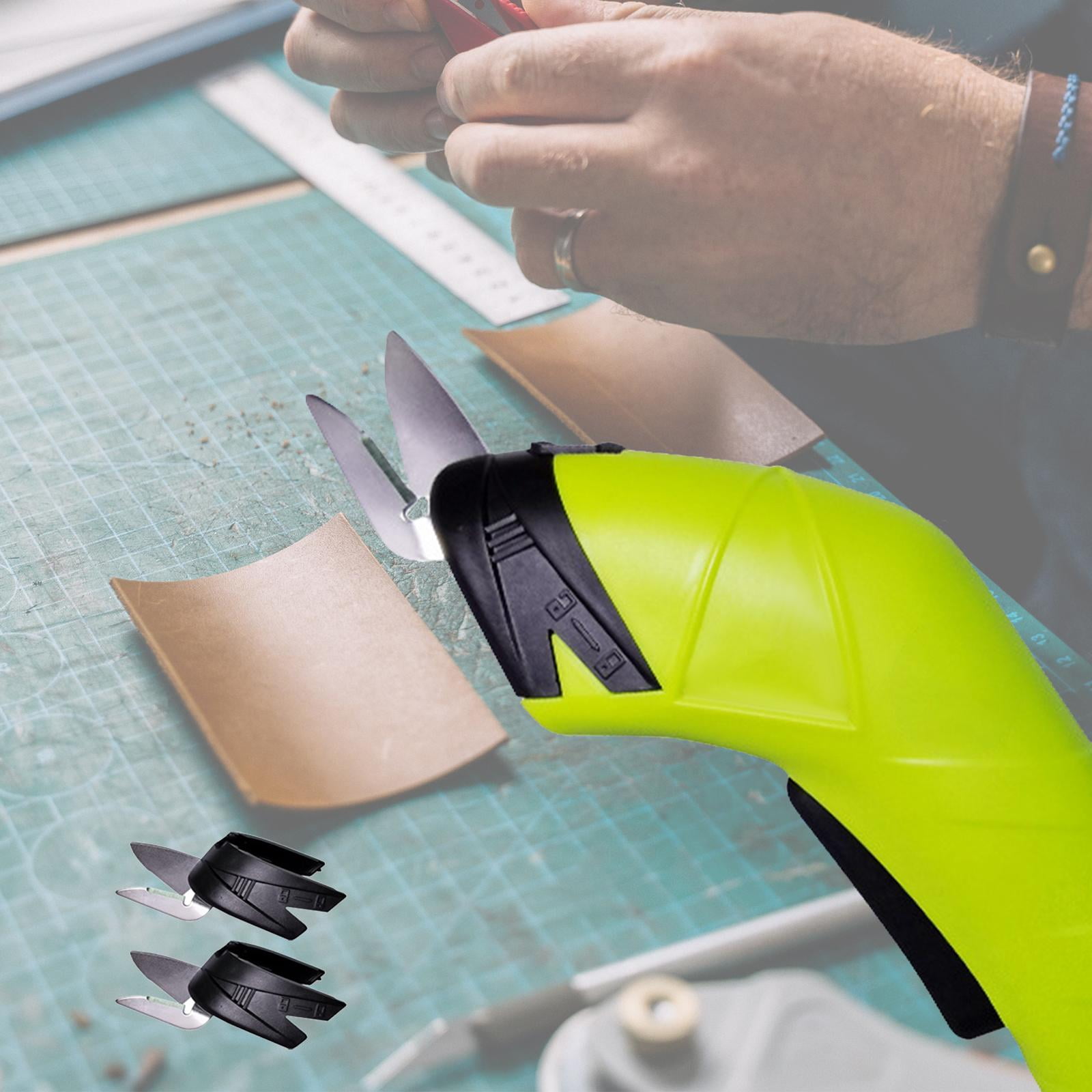 Wxqbjtam Fabric Cutter Cardboard Cutting Fabric Shears Cutting Tool Electric Scissors for Alloy 3 Head