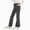 Grey, variant on Girls Outerwear Leggings Yoga Pants High Waisted Wide Leg Fitness And Dance Pants 5-6 Years,Red Caqnni