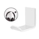 thumbnail image 1 of sweethay Colgador de almacenamiento de auriculares Estante portátil para auriculares domésticos de color sólido Electrónica Blanco 2 piezas, 1 of 6