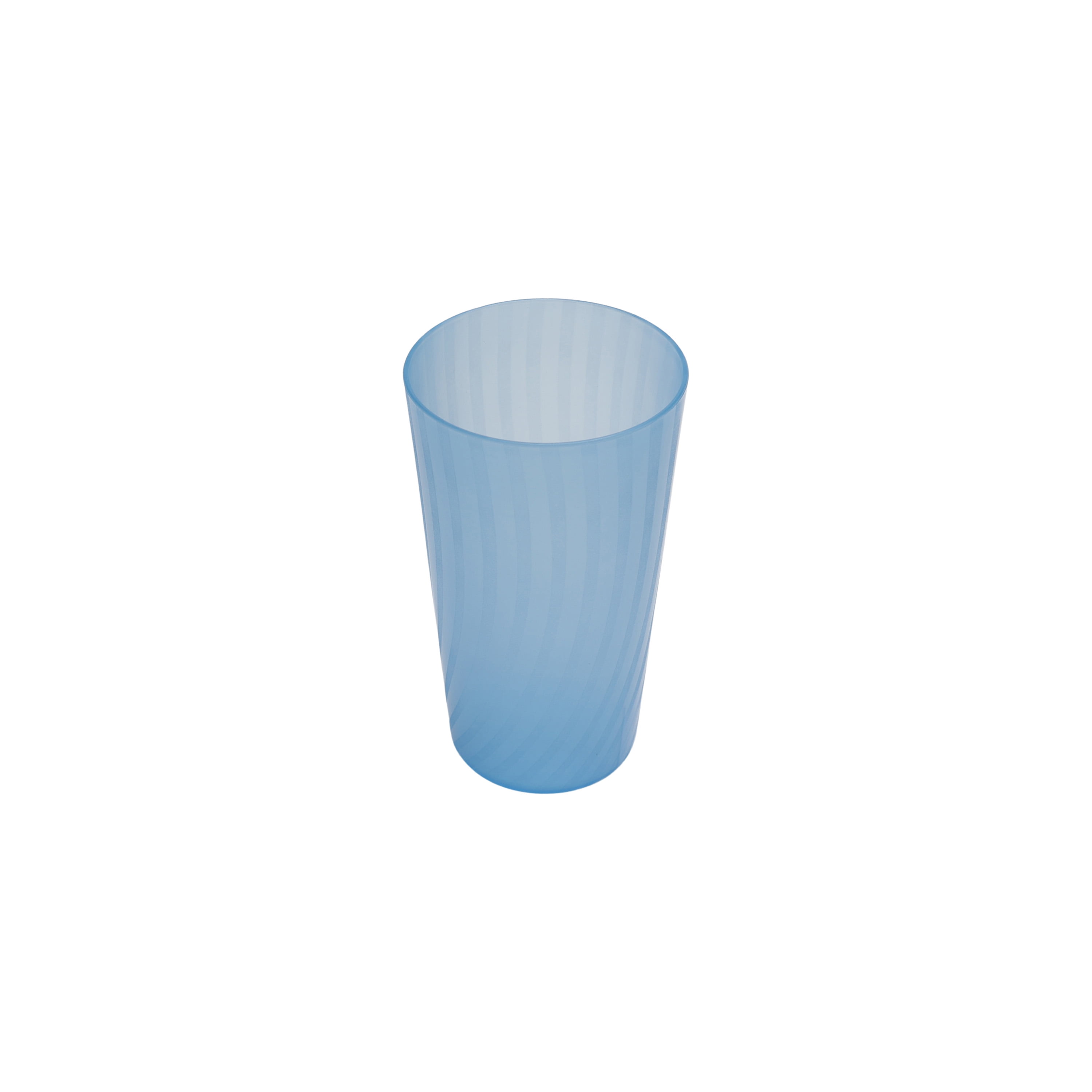 Mainstays - Blue Round Plastic Swirl Pattern Tumbler, 26-Ounce