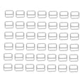 thumbnail image 5 of DRAFIDEEP 50Pcs Silver Metal Buckles for Handbags and Clothing with Sliding Adjustment, 5 of 8