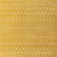 thumbnail image 7 of Rugs.com Moroccan Trellis Collection Rug – 8 Ft Square Yellow Medium Rug Perfect For Living Rooms, Kitchens, Entryways, 7 of 7