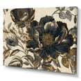 thumbnail image 2 of Designart "Gold Blue Carnation Flower II" Floral Carnation Canvas Wall Art, 2 of 5