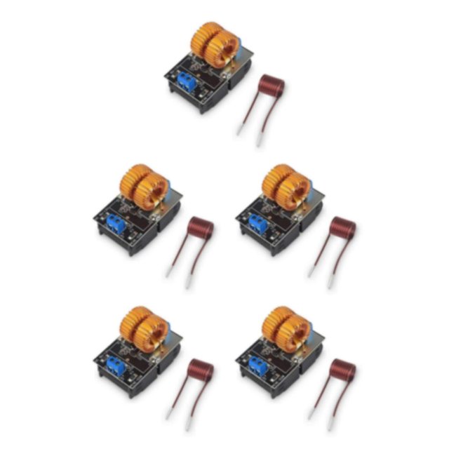 pitrice Module de Chauffage à Basse Tension 5-12V avec Bobine d'Allumage, Chaufferette à Rétrofriction, Unité Électrique, Composant Électronique, Carte de Circuit 5 Ensembles