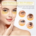 thumbnail image 2 of Máscara de ojos Eye Patches NAZANO de oro de 24 quilates, 60 unidades con colágeno, 2 of 7