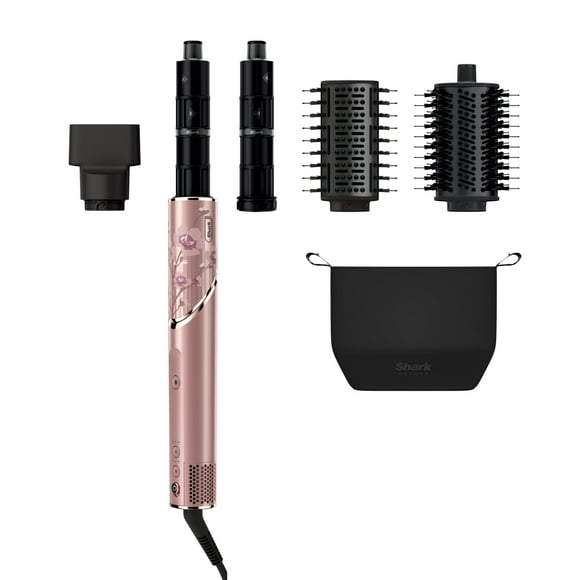 Shark Flexstyle Air Styling & Drying System Powerful Hair Dryer Brush & Multi-Styler With Auto-Wrap Curlers Concentrator Attachment And Storage Bag Blossom Bliss Hd432Rs
