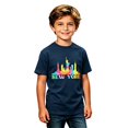 thumbnail image 5 of Tisuna Graphic T Shirts For Boys Kids Short Sleeve Crew Neck New York Print Tops Casual School Sport Shirts For Toddler And Tweens 2-13 Years, 5 of 5