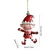 thumbnail image 3 of Adorno Navideño Colgante para Árbol de Navidad | Decoración Navideña Roja de Plástico con Gancho | 12 X 8 X 4 Cm para Ventanas y Árboles, Ideal para Ambientes de Temporada, 3 of 6