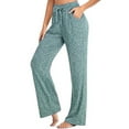 thumbnail image 1 of Innerwin Pantalon de Yoga à Taille Élastique pour Femmes, Vert, 4TG, 1 of 5