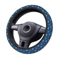 thumbnail image 2 of Balery Colorful Ocean Shark Fundas elásticas antideslizantes para volante, funda protectora universal para hombre y mujer, 15 pulgadas, accesorios para coche., 2 of 6