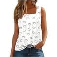 thumbnail image 2 of Wycnly Tank Top for Women Workout Tops Lightweight Comfy Loose Pleated Swing Tank Blouses Casual Floral Print Sleeveless T Shirts Girls Sleeveless Shirt, 2 of 4