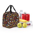 thumbnail image 3 of Kdxio Spring And Summer Flowers Print Insulated Lunch Bag,Reusable Tote Lunch Box for Women Men,Leakproof Cooler Lunch Bags for Work Office Travel Picnic, 3 of 6