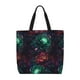 thumbnail image 1 of Balery Red And Green Carnation Bolsa de Mano para Mujeres con Cremallera, Bolsa de Gimnasio con Compartimentos, Bolsa para Laptop, Bolsa para Trabajo, 1 of 7