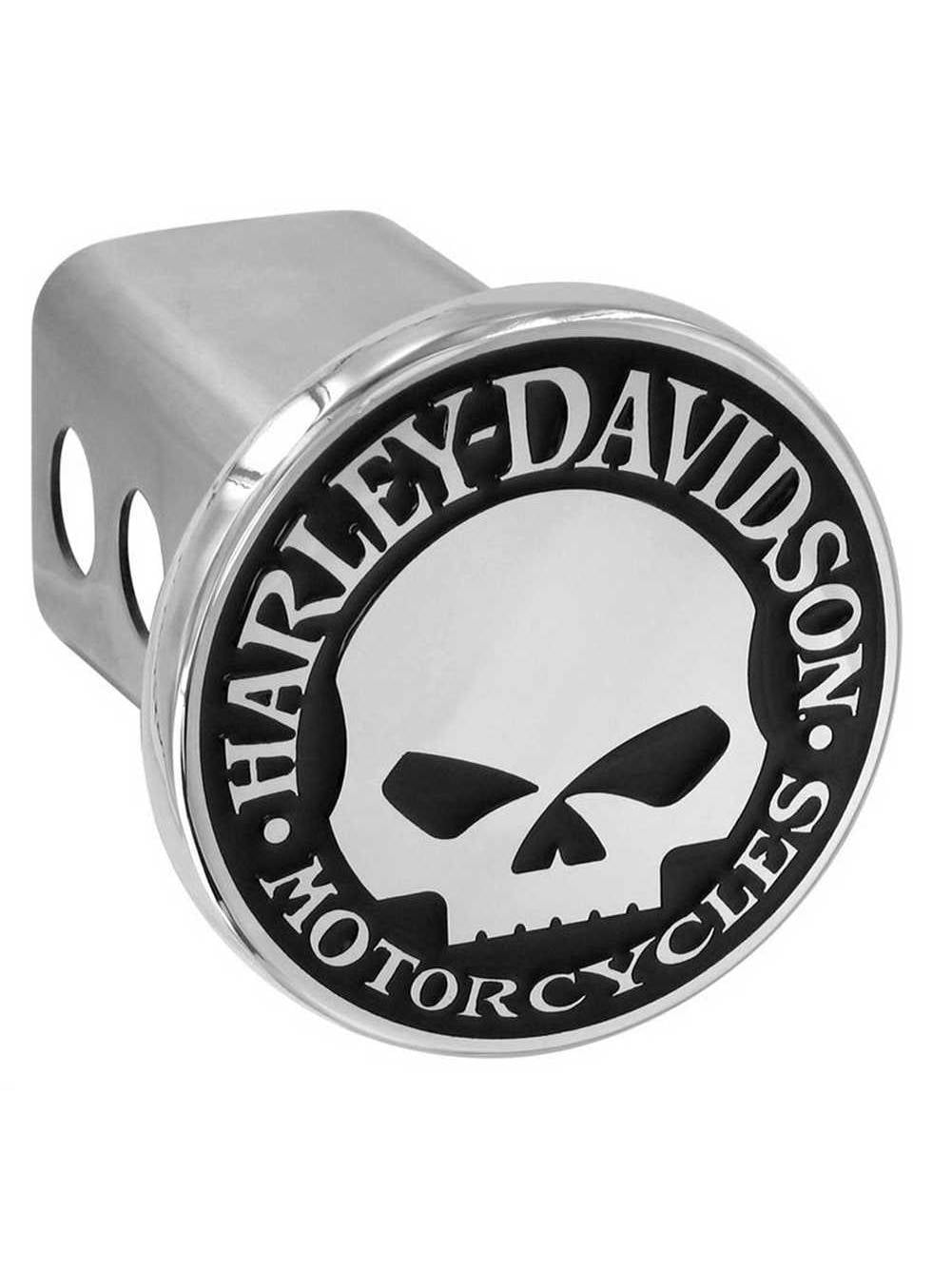 HarleyDavidson Willie G. Skull Trailer Hitch Cover 2'' Stainless Steel
