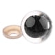 thumbnail image 5 of 100 piezas de ojos de seguridad de plástico transparente con respaldo para 16 mm, 5 of 9