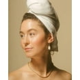 thumbnail image 2 of CROWN AFFAIR - The Towel - Special Microfiber Hair Towel, Oversized for Optimal Drying, White, 2 of 8