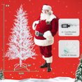 thumbnail image 4 of Costway 6 FT Pre-Lit Christmas Tree Snow Flocked Hinged 11 Lighting Modes with 300 Lights, 4 of 10