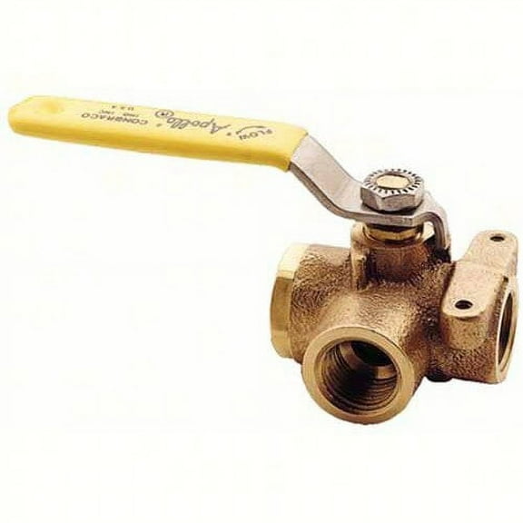 New Bronze Three Way Diverter Valve conbraco / Apollo 70-607-10 Pipe 1-1/2" IPS