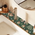 thumbnail image 2 of Yayeee Faucet Mat for Kitchen Sink 30" Diatomite Long Splash Guard Pad, Christmas Cartoon Gingerbread Pattern, 2 Pack, 2 of 7