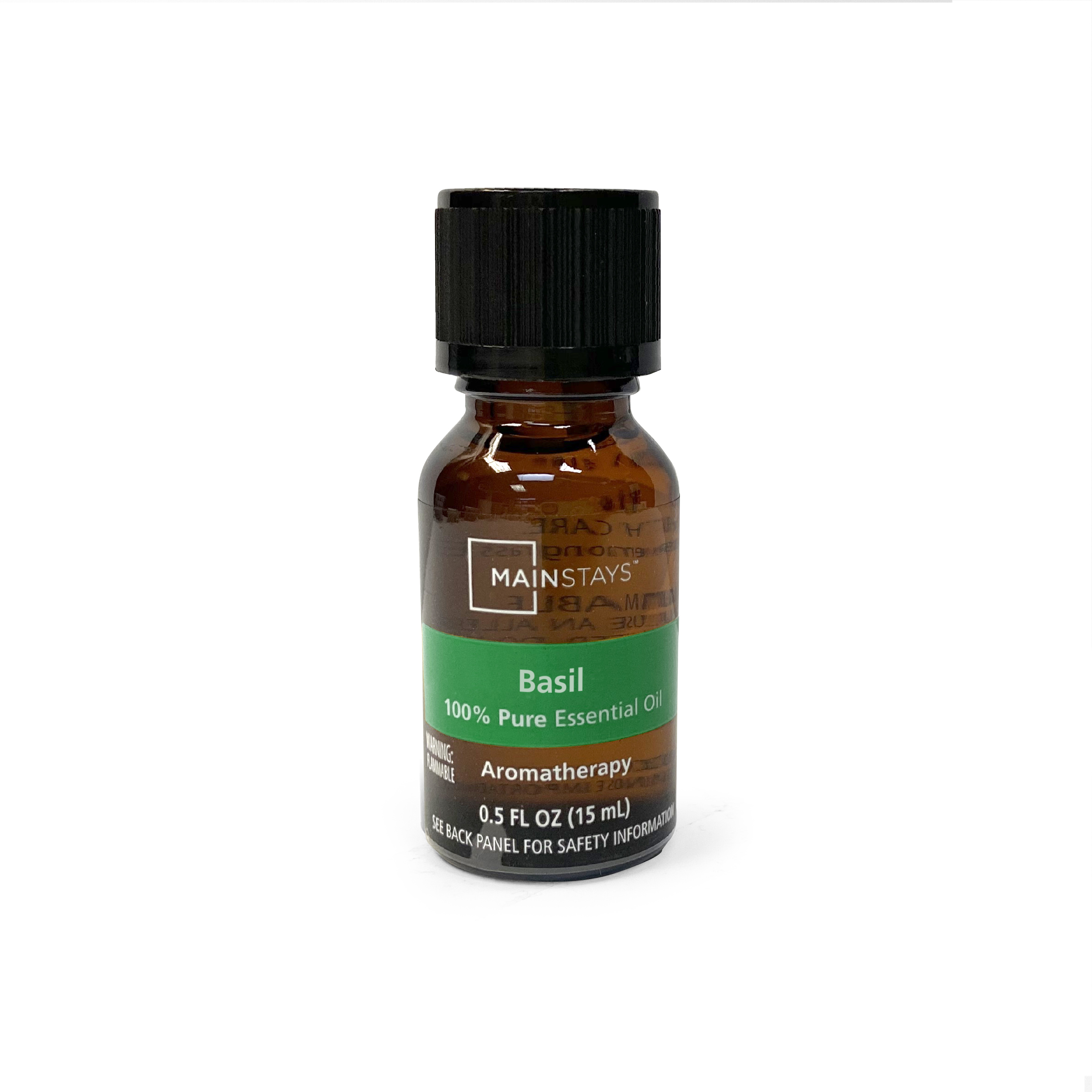 Mainstays, Basil 100% Pure Essential Oil 0.5 fl oz Amber Glass Bottle, Aromatherapy - image 4 of 4