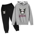 thumbnail image 3 of Traje de otoño para niños de 3 a 14 años de Hello Kitty Kuromi, traje deportivo para exteriores de dos piezas kawaii para niños y niñas, 3 of 4