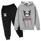 thumbnail image 4 of Traje de otoño para niños de 3 a 14 años de Hello Kitty Kuromi, traje deportivo para exteriores de dos piezas kawaii para niños y niñas, 4 of 5
