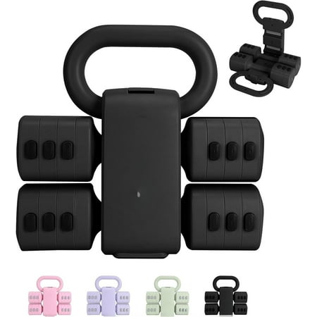 Adjustable Dumbbell Set of 2, 4 in 1 Free Weights Dumbbells Set for Women with Fast Adjustment, Each 2lb 3lb 4lb 5lb Hand Weights Set for Home Gym & Outdoor Exercise Training